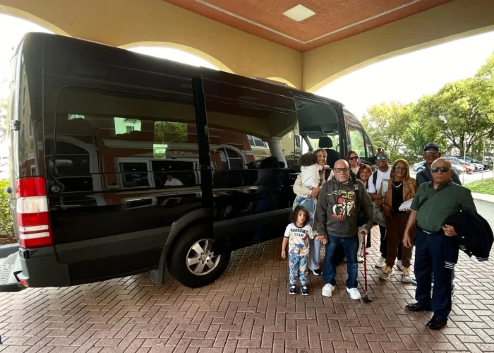 Miami van rental with driver